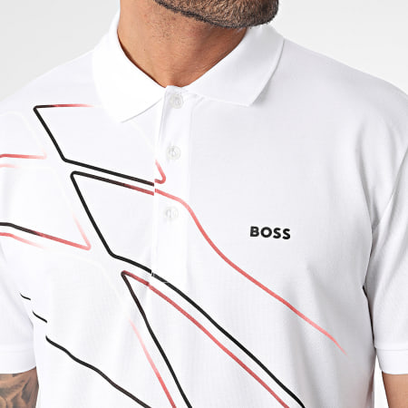 BOSS - Polo Manches Courtes Paddy 3 50512766 Blanc