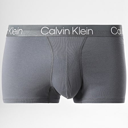 Calvin Klein - Lot De 3 Boxers Modern Structure NB2970A Beige Clair Beige Foncé Gris Anthracite