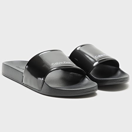 Calvin Klein - Claquettes Pool Slide 1466 Noir