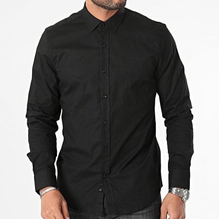 Classic Series - Camisa negra de manga larga