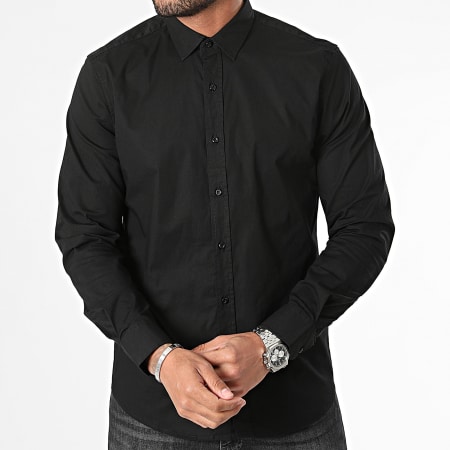 Classic Series - Chemise Manches Longues Noir