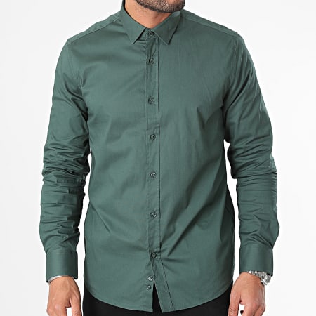 Classic Series - Chemise Manches Longues Vert Foncé