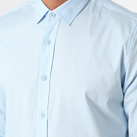 Classic Series - Lichtblauw shirt met lange mouwen