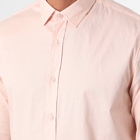 Classic Series - Camisa rosa de manga larga