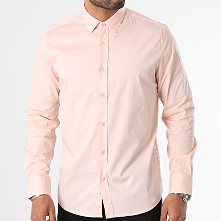 Classic Series - Roze shirt met lange mouwen