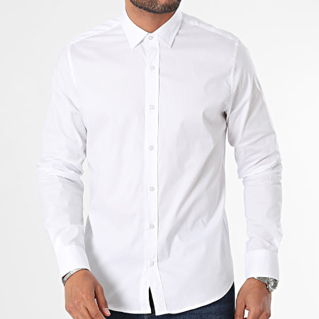 Classic Series - Camisa Manga Larga Blanca