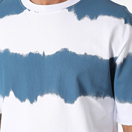 Classic Series - Tee Shirt Oversize Blanc Bleu