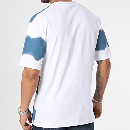 Classic Series - Camiseta Oversize Blanco Azul