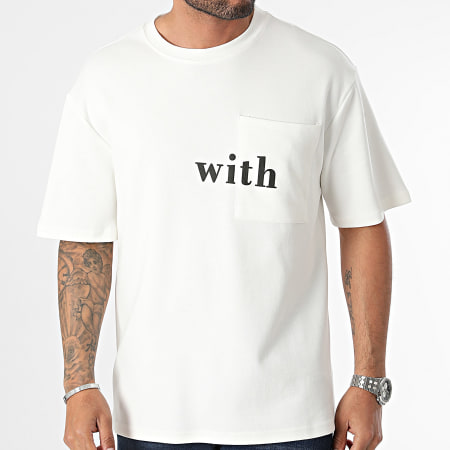 Classic Series - Tee Shirt Oversize Poche Blanc