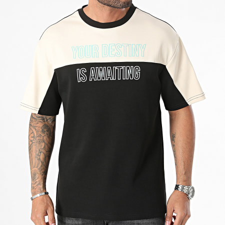 Classic Series - Tee Shirt Oversize Noir Beige