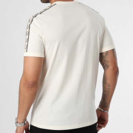 Fred Perry - Tee Shirt A Bandes Contrast Tape Ringer M4613 Beige Clair