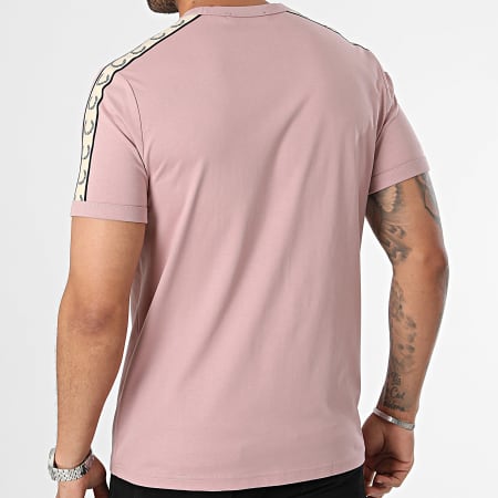 Fred Perry - Camiseta de tirantes con cinta de contraste M4613 Rosa