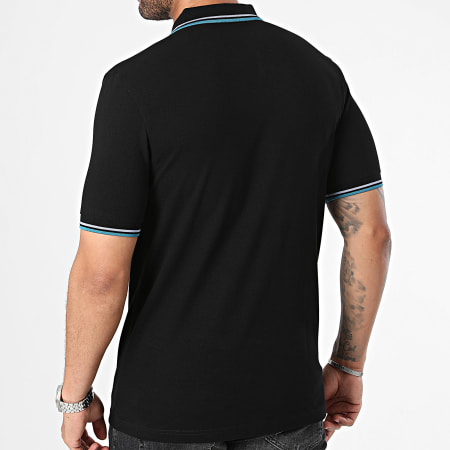 Fred Perry - Polo manica corta Twin Tipped MM3600 Nero