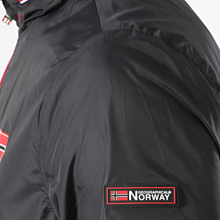 Geographical Norway - Brehal Cazadora con capucha y cremallera Negro