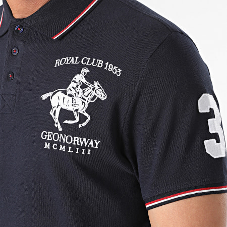 Geographical Norway - Kelestre Polo Korte Mouw Navy