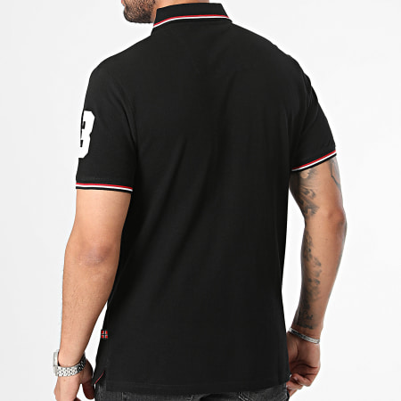 Geographical Norway - Polo Manches Courtes Kelestre Noir