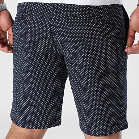 Only And Sons - Short Chino Cam Ditsy Bleu Marine