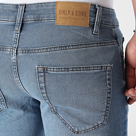 Only And Sons - Pantalones cortos vaqueros Ply Jean azules