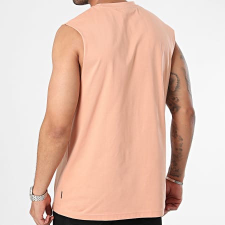 Only And Sons - Tee Shirt Sans Manches Fred Life Orange