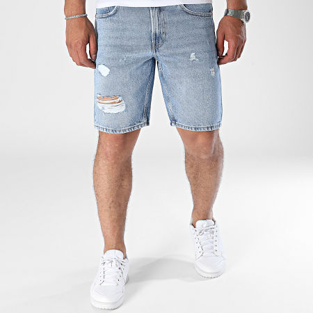 Only And Sons - Short Jean Edge Bleu Denim