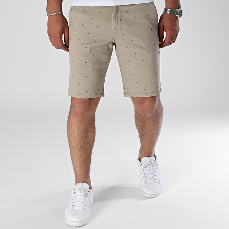 Only And Sons - Short Chino Cam Ditsy Beige