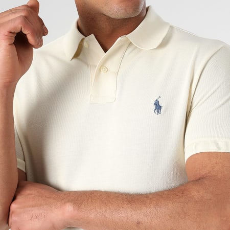 Polo Ralph Lauren - Polo Sleeve Classics Slim Fit Beige chiaro