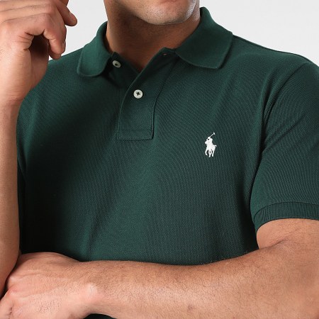 Polo Ralph Lauren - Polo Classics Slim Fit a maniche corte Verde scuro