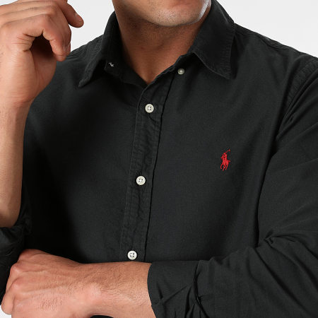 Polo Ralph Lauren - Camicia a maniche lunghe nera