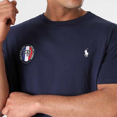 Polo Ralph Lauren - Tee Shirt Regular Original Player Bleu Marine