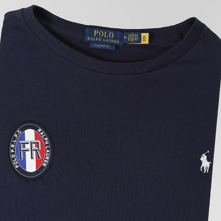 Polo Ralph Lauren - Tee Shirt Regular Original Player Bleu Marine