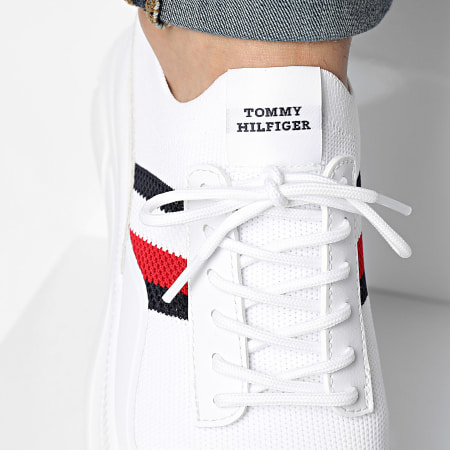 Tommy Hilfiger - Baskets Modern Runner Premium Knit 5135 White
