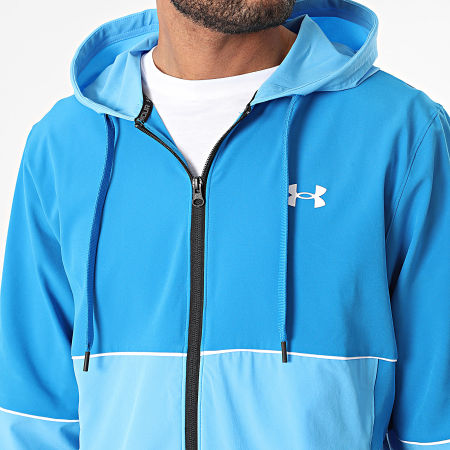 Under Armour - Baseline 1383400 Lichtblauw Hooded Zip Jacket Koningsblauw