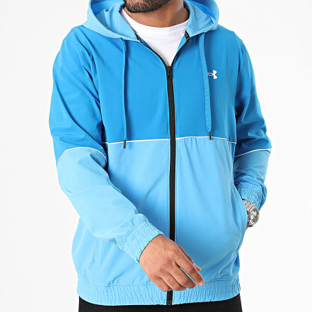 Under Armour - Baseline 1383400 Giacca con cappuccio e zip blu chiaro Blu reale