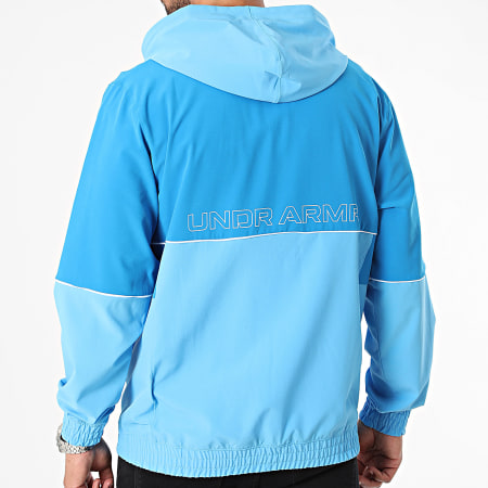 Under Armour - Veste Zippée A Capuche Baseline 1383400 Bleu Clair Bleu Roi