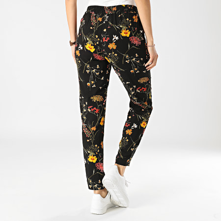 Vero Moda - Pantalon Jogging Femme Easy Joy Noir Floral