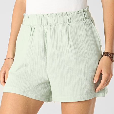 Vero Moda - Short Jogging Femme Natali Vert Clair