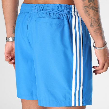 Adidas Originals - Short De Bain A Bandes IK9194 Bleu Roi