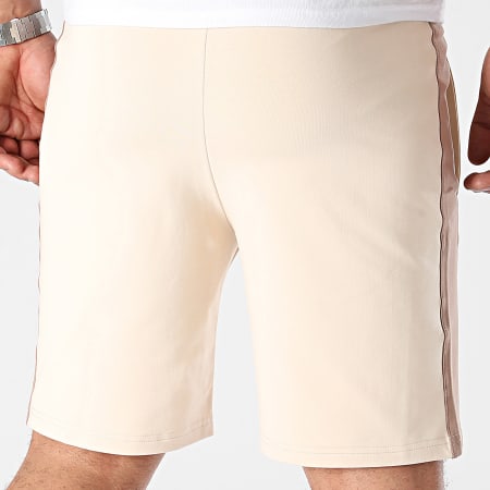 Chabrand - Short Jogging A Bandes 60240 Beige Marron Clair