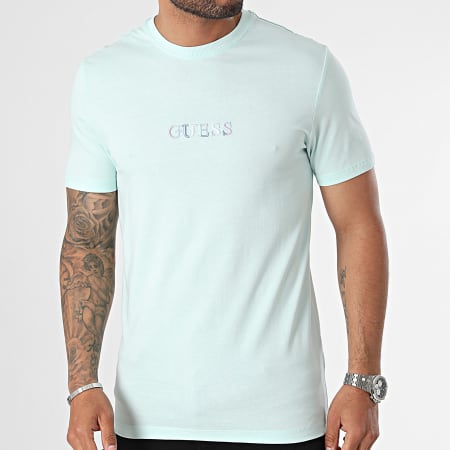 Guess - Camiseta M4GI92-I3Z14 Verde claro