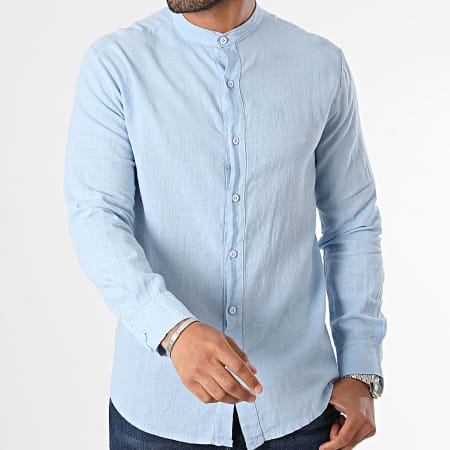 KZR - Camisa azul claro de manga larga
