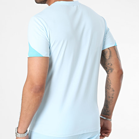 Zayne Paris  - Set di maglietta e pantaloncini da jogging blu chiaro