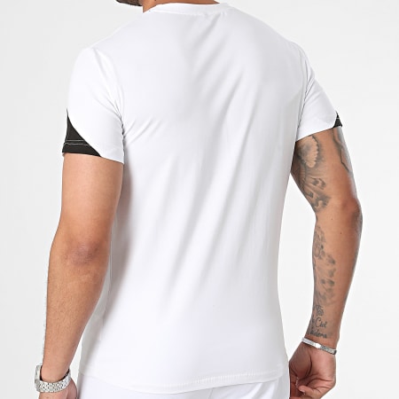 Zayne Paris  - Ensemble Tee Shirt Et Short Jogging Blanc