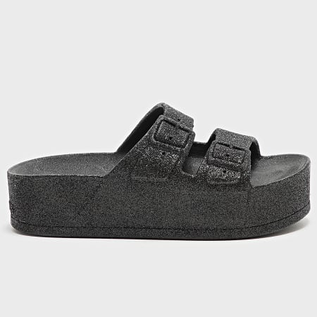 Cacatoès - Sandales Femme Caipirinha Noir