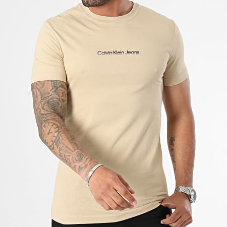 Calvin Klein - Tee Shirt 5676 Beige