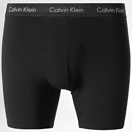 Calvin Klein - Juego de 3 calzoncillos bóxer NB1770 Negro