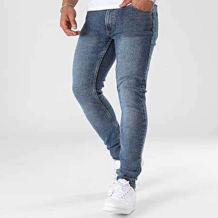 Denim Project - Jean Slim Red Bleu Denim