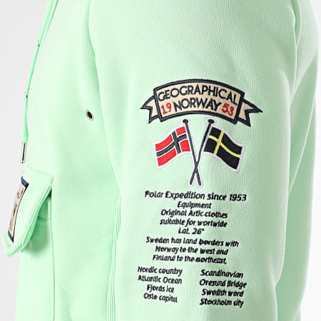 Geographical Norway - Gym Class Hoodie Groen