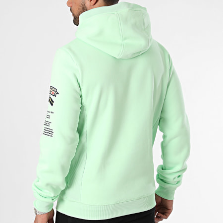 Geographical Norway - Sweat Capuche Gym Class Vert