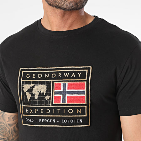 Geographical Norway - Camiseta Jofoten Negra