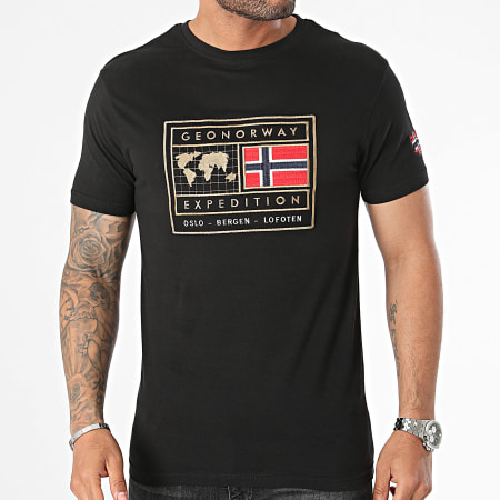 Geographical Norway - Camiseta Jofoten Negra